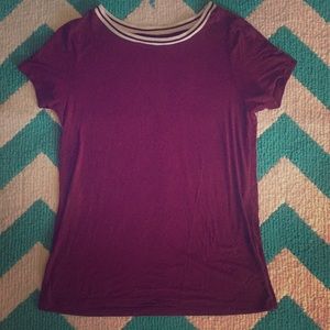 Maroon very loose shirt